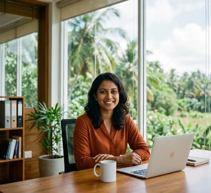 Couple reviewing their Sri Lanka travel itinerary