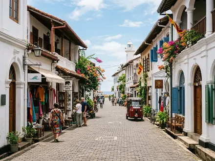 Galle Fort at Sunset