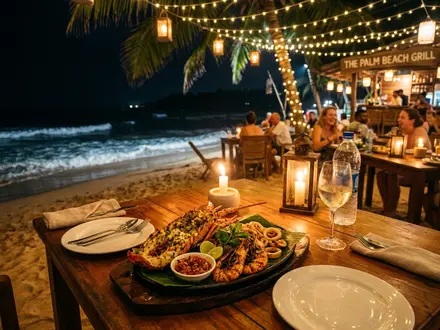 Beachfront Seafood Dining