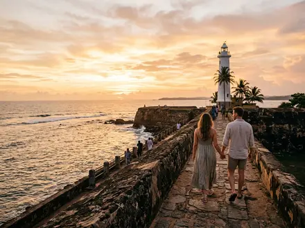 Galle Fort at Sunset