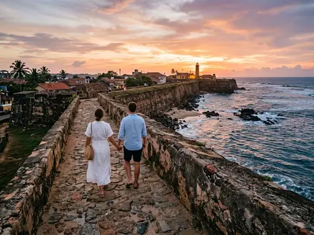 Galle Fort at Sunset