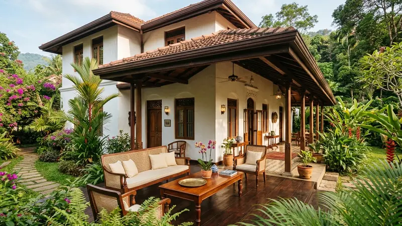 Kandy House colonial manor surrounded by tropical gardens